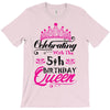 Celebrating With the 5th Birthday Queen T-Shirt