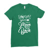 Love You To The Moon And Back Ladies Fitted T-Shirt
