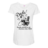 funny dad Maternity Scoop Neck T-shirt