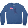 Patriotic T-Rex Crewneck Sweatshirt