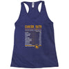 Cancer Facts Zodiac Racerback Tank
