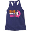 She Wants The D - Dunkin Donuts Racerback Tank