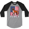 usa boxer flag 3/4 Sleeve Shirt
