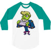 monster cartoon character 14 3/4 Sleeve Shirt