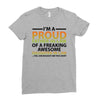 i'm a proud father in law Ladies Fitted T-Shirt