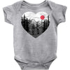 hike and love Baby Onesie