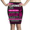 quens are born in june Pencil Skirts