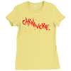 carnivore logo red Ladies Fitted T-Shirt