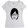 crazy girl Women's Triblend Scoop T-shirt