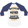 Super Cool Mother Of A Freaking Awesome Granddaughter 3/4 Sleeve Shirt