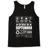 Born In September Tank Top