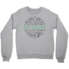 go vegan 3 Crewneck Sweatshirt