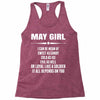 Super May Girl Racerback Tank