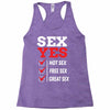 Sex Yes Please Racerback Tank