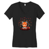 button masher Women's V-Neck T-Shirt