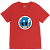 angry captain V-Neck Tee