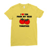 from my head tomatoes Ladies Fitted T-Shirt
