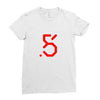 red logo best Ladies Fitted T-Shirt