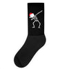 skeleton dabbing christmas Socks
