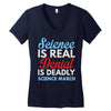 science is real Women's V-Neck T-Shirt