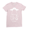 ufo zone 2 Ladies Fitted T-Shirt