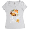 but first pumpkin space latte Women's Triblend Scoop T-shirt