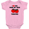 from my head tomatoes Baby Bodysuit