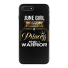 june  girl is a perfect combination of princess and warrior iPhone 7 Plus Case