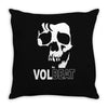 volbeat danish rock band cool skull Throw Pillow