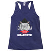 [granma name]proud grandma graduate 2018. Racerback Tank