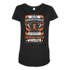 Never Underestimate The Strength Of A Leukemia Cancer Warrior Maternity Scoop Neck T-shirt