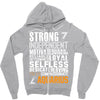 Strong Independent Motivated Aquarius Zipper Hoodie