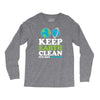 keep earth clean it's not uranus kawaii planets Long Sleeve Shirts