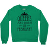 queens are born in february (2) Crewneck Sweatshirt