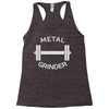 gym dumbbell Racerback Tank