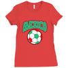 mexico soccer Ladies Fitted T-Shirt