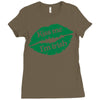 kiss me i am irish Ladies Fitted T-Shirt