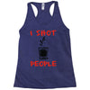 i shot people bartender Racerback Tank