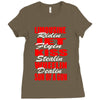 ric flair woo four horsemen wrestling Ladies Fitted T-Shirt