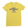 black empowerment and chill Ladies Fitted T-Shirt