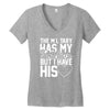 military has my soldier i have his heart Women's V-Neck T-Shirt