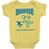 shuffle feel the movement Baby Onesie