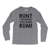 run rum Long Sleeve Shirts