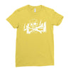 4x4 truck cross bone skull Ladies Fitted T-Shirt