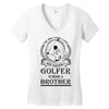 Golfer Brother Women's V-Neck T-Shirt