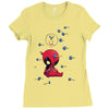 deadpool Ladies Fitted T-Shirt