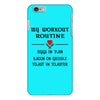 breakfast workout routine girls muscle top iPhone 6/6s Plus Case