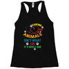 caring for animals isn't what i do it's who i am Racerback Tank
