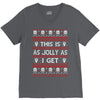 emo gothic ugly christmas sweater. V-Neck Tee