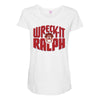 wreck it ralph Maternity Scoop Neck T-shirt